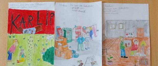 Die Spur zum Kellerfenster – a 3.a osztály projektje