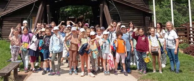 Első helyezettek kirándulása a Vadasparkba