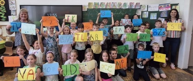 Buchstabenparty in der Klasse 2.b