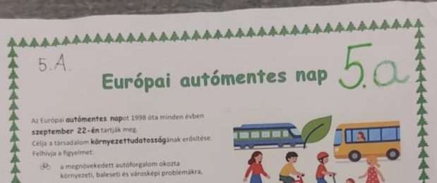 Autómentes nap – Közlekedj ÖKOsan!