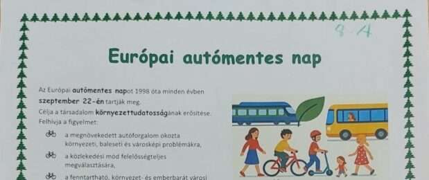 Autómentes nap – Közlekedj ÖKOsan! 🚲🛴🚌